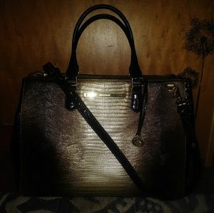 Brahmim RARE Large Tri-texture Lincoln Satchel HTF